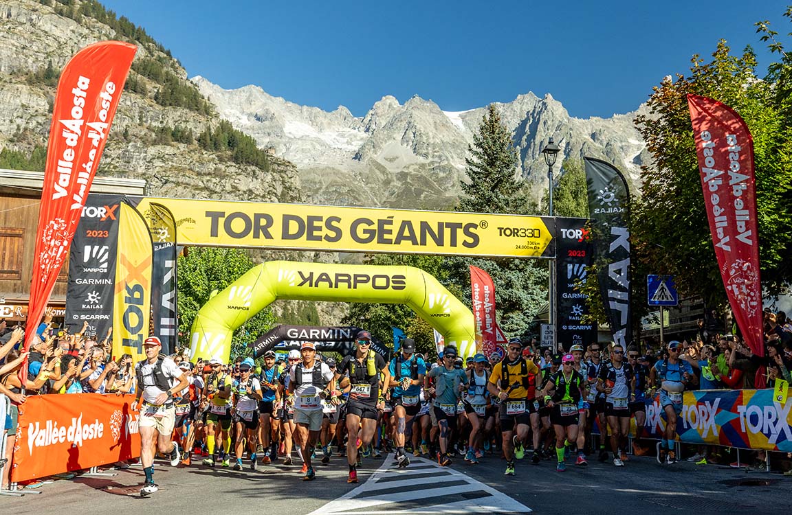 The TOR330 Project: Preparing for Tor des Géants, Europe's Hardest Ultramarathon 1 Tor des Geants start line